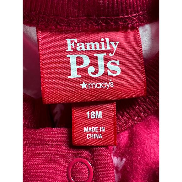 Christmas Family Pjs Infant 18 Months Matching Baby Xmas Trees-Print One Piece - Picture 5 of 6